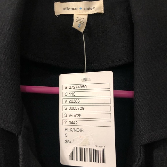 Urban Outfitters | Silence + noise | size s | black zip up vest - Picture 3 of 5